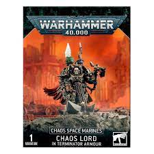 WARHAMMER 40K CHAOS SPACE MARINES CHAOS LORD IN TERMINATOR ARMOUR