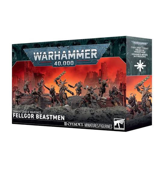 WARHAMMER 40K CHAOS SPACE MARINES FELLGOR BEASTMEN