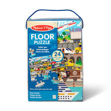 TRAFFIC JAM FLOOR PUZZLE (24PC)