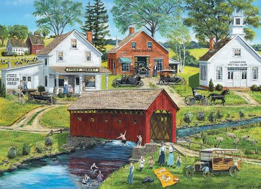 OLD COVERED BRIDGE  (300XL PC)
