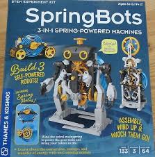 SPRINGBOTS: 3-IN-1 SPRING-POWERED MACHINES