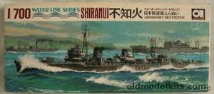 1:700 SHIRANUI JAPAN NAVY DESTROYER