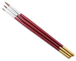 RED SABLE BRUSHES | Lee's Toy and Hobby