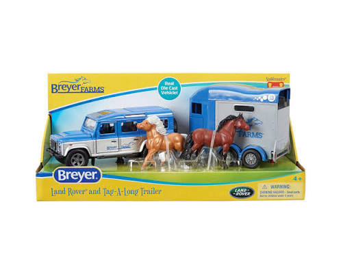 LAND ROVER AND TAG-A-LONG TRAILER