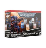 WARHAMMER 40K SPACE MARINES INTERCESSORS & PAINT