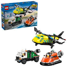 CITY -  AIRPLANE, SERVICE TRUCK & HOVERCRAFT