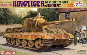 1:35 KINGTIGER HENSCHEL TURRET W/ZIMMERIT (OPEN BOX)