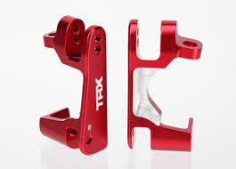 CASTER BLOCKS (C-HUBS)(RED-ANODIZED) LEFT & RIGHT