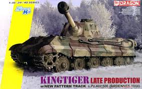 1:35 KINGTIGER LATE PRODUCTION W/NEW PATTERN TRACK