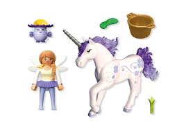 COLLECTIBLE UNICORN: LUCKY LAVENDER WITH FAIRY