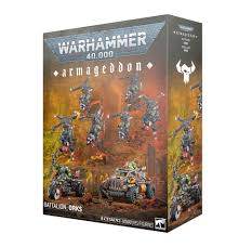 WARHAMMER 40K ARMAGEDDON BATTALION: ORKS