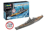 1:1200 U.S.S. NEW JERSEY BATTLESHIP W/PAINT, GLUE & A BRUSH