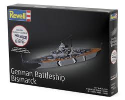 1:1200 GERMAN BATTLESHIP BISMARCK W/PAINT, GLUE & A BRUSH