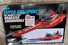 1:20 RUPP SUPER SNO-SPORT DRAGSTER SNOWMOBILE