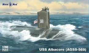 1:350 USS ALBACORE (AGSS-569)