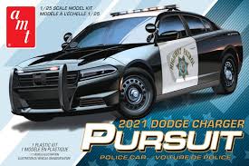 1:25 2021 DODGE CHARGER PURSUIT POLICE CAR