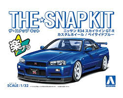 1:32 NISSAN R34 GT-R BLUE