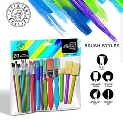 20 PAINT BRUSHES