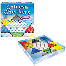 CHINESE CHECKERS (INCLUDES GLASS MARBLES)
