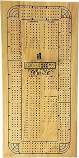 4-TRACK NATURAL CRIBBAGE BOARD