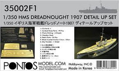 1:350 HMS DREADNOUGHT 1907 DETAIL SET