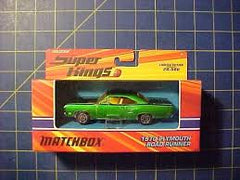 1:43 SUPER KINGS 1970 PLYMOUTH ROAD RUNNER