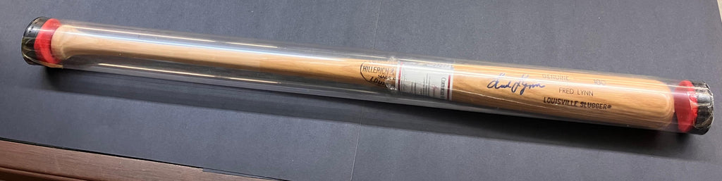FRED LYNN AUTOGRAPHED BAT WITH CERTIFICATE OF AUTHENTICITY