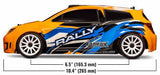 1:18 LATRAX RALLY 4WD CAR (COLOR MAY VARY)