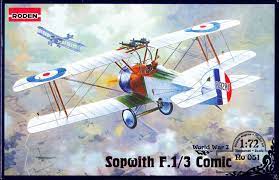 1:72 SOPWITH F.1/3 COMIC (WORLD WAR 1)