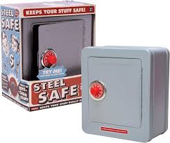 STEEL SAFE WITH ALARM