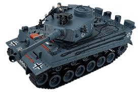 1:18 GERMAN TIGER 1 R/C SHOOTING BATTLE TANK