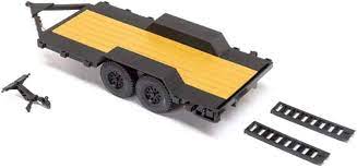 1:24 SCX24 FLAT BED VEHICLE TRAILER