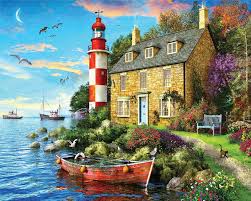 THE COTTAGE LIGHTHOUSE (1000PC)