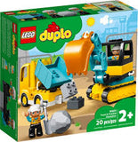 DUPLO: TRUCK & TRACKED EXCAVATOR