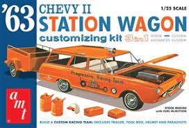 1:25 '63 CHEVY II STATION WAGON CUSTOMIZING KIT 3 IN 1