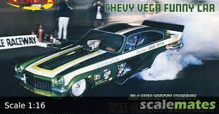 1:16 JIM AND BETTY GREEN'S THE GREEN ELEPHANT CHEVY VEGA FUNNY CAR