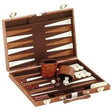 BACKGAMMON - Vinyl Brown & White, MEDIUM SIZE