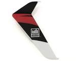 VERTICAL FIN WITH RED DECAL: 120SR