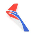 RED VERTICAL FIN WITH DECAL: MCP X