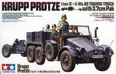 1:35 KRUPP PROTZE 1T TOW TK W/GUN PK