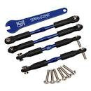Alum.Turnbuckle Camber Link Set,Blue (4):RU,ST,SLH