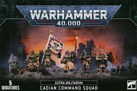 WARHAMMER 40K ASTRA MILITARUM CADIAN COMMAND SQUAD