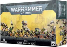 WARHAMMER 40K ORKS BEAST SNAGGA BOYZ