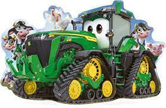 JOHN DEERE TRACTOR SHAPED (24 PC FLOOR PUZZLE)