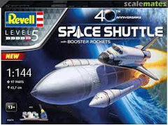 1:144 40TH ANNIVERSARY SPACE SHUTTLE WITH BOOSTER ROCKETS