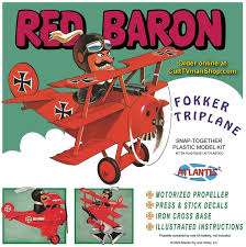 RED BARON FOKKER TRIPLANE (SNAP-TOGETHER)