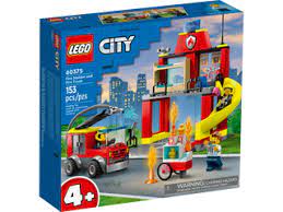 CITY -  FIRE STATION AND FIRE TRUCK