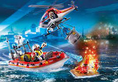 CITY ACTION: FIRE RESCUE HELICOPTER & BOAT
