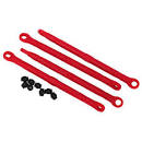 TOE LINK, FRONT & REAR(MOLDED COMPOSITE)(RED)(4)/HOLLOW BALLS(8)