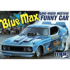 1:25 BLUE MAX LONG-NOSED MUSTANG FUNNY CAR